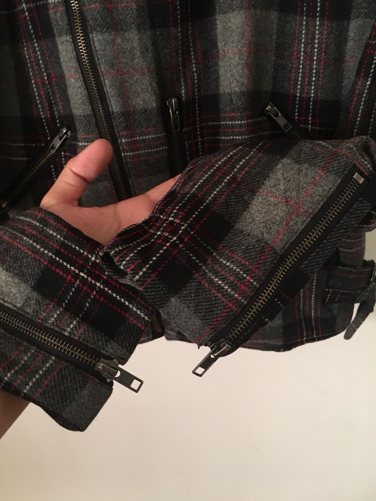 Designer × Japanese Brand S.D.C Progression Jacket Zipper Punk Gothic jackets Size US L / EU 52-54 / 3 - 6 Thumbnail