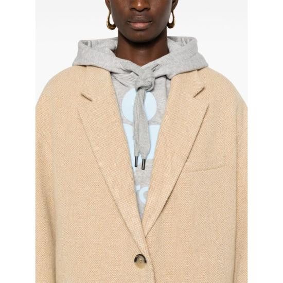 Isabel Marant Etoile ISABEL MARANT ETOILE Women Coats B3D05E MA0087FB 23EC BROWN Size S / US 4 / IT 40 - 3 Thumbnail