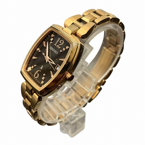 Seiko Lukia 1B32-0Ay0 Analog Solar Women Rare Rukia