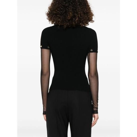 Sportmax SPORTMAX Women Tops ALCIDE 081 004 BLACK Size S / US 4 / IT 40 - 3 Thumbnail