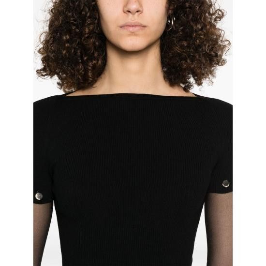 Sportmax SPORTMAX Women Tops ALCIDE 081 004 BLACK Size S / US 4 / IT 40 - 5 Thumbnail