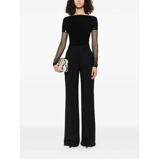 Sportmax SPORTMAX Women Tops ALCIDE 081 004 BLACK Size S / US 4 / IT 40 - 4 Thumbnail