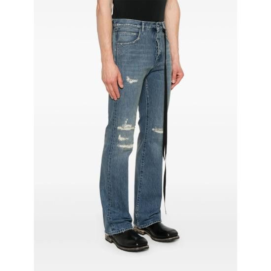 Ann Demeulemeester ANN DEMEULEMEESTER Men Denim Pants B0011713 FA631 053 BLUE Size US 34 / EU 50 - 4 Thumbnail