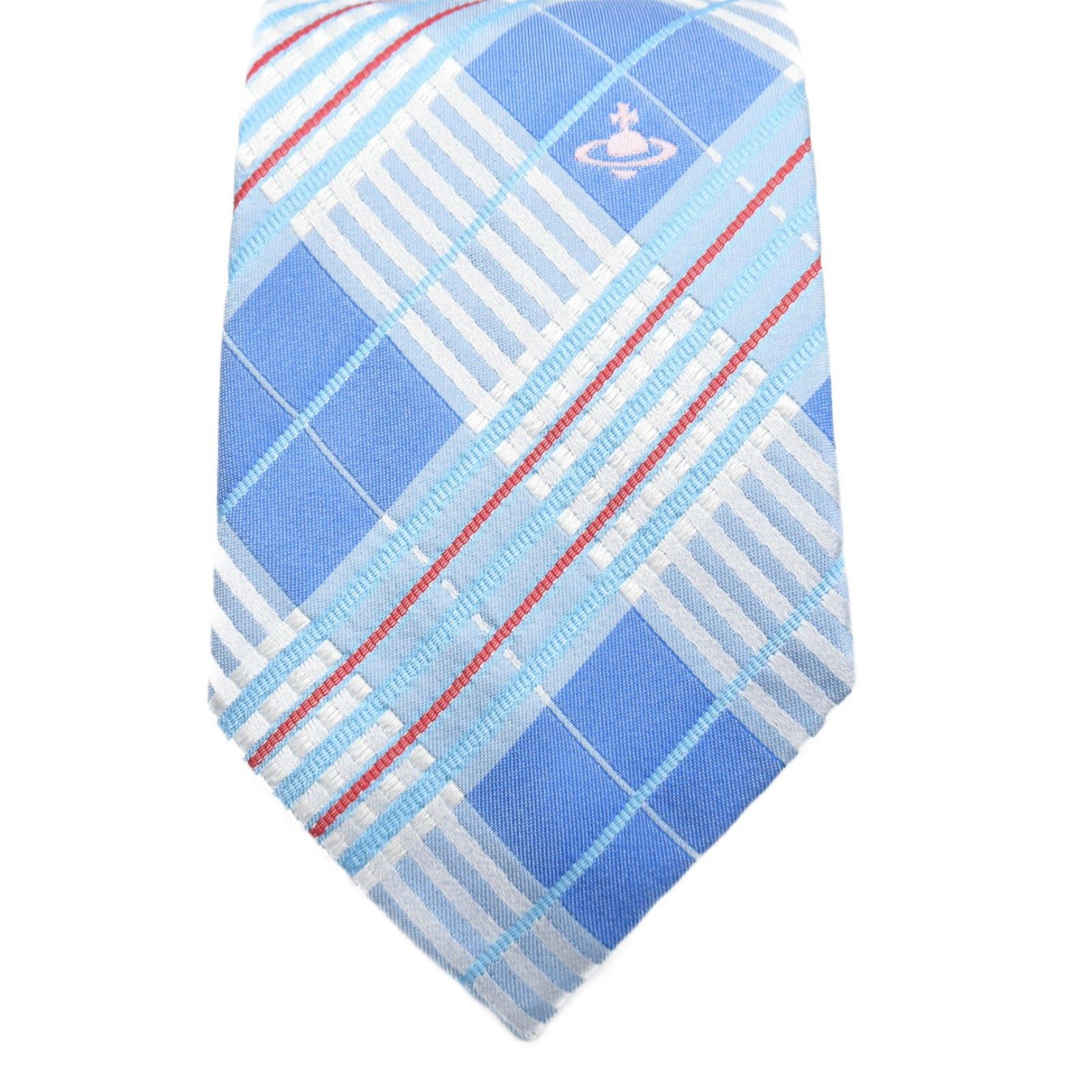 Vivienne Westwood Vivienne Westwood Tie Silk Blue Size ONE SIZE - 2 Thumbnail