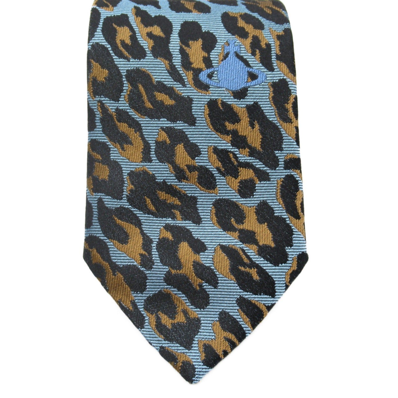 Vivienne Westwood Vivienne Westwood Tie Silk Blue Brown Size ONE SIZE - 2 Thumbnail
