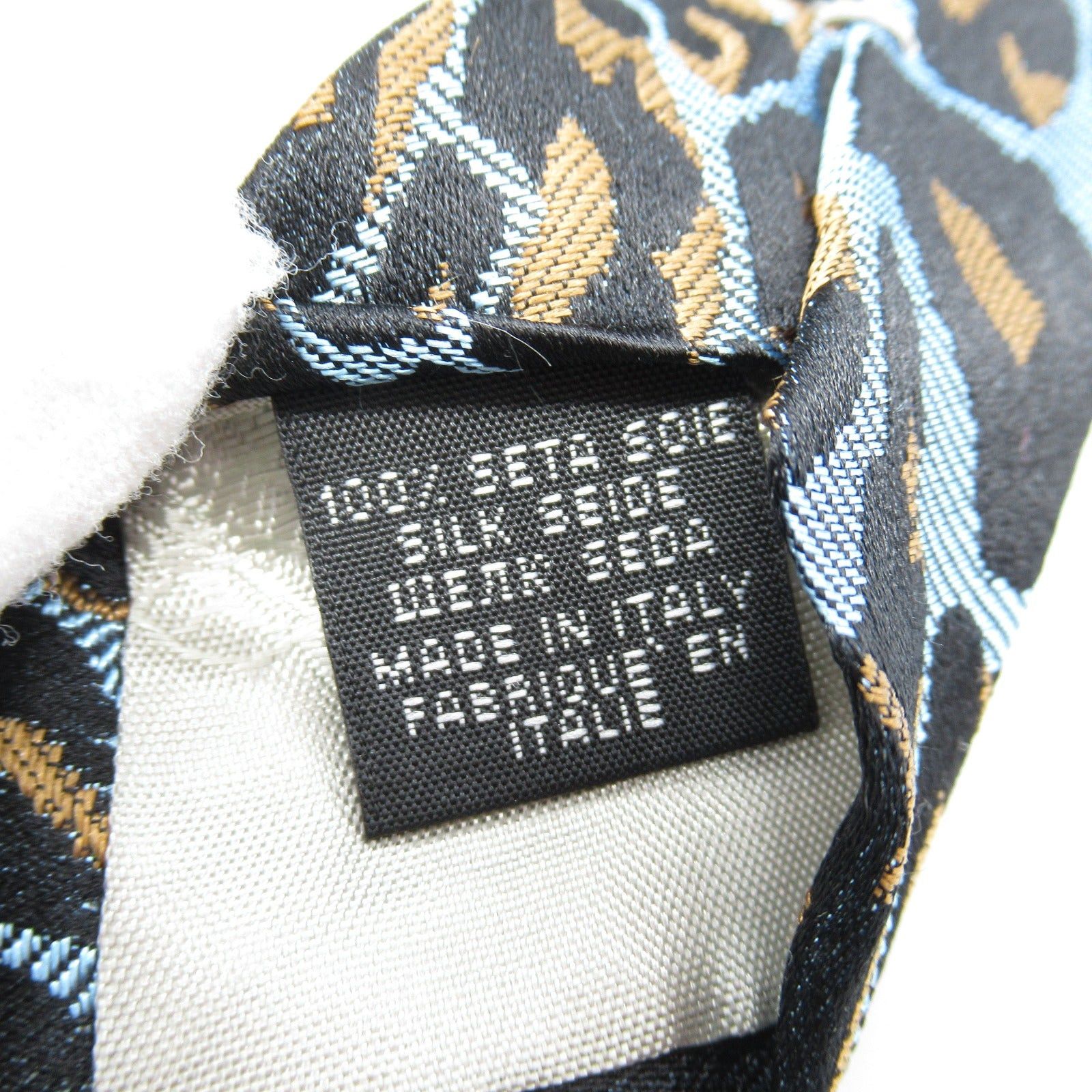 Vivienne Westwood Vivienne Westwood Tie Silk Blue Brown Size ONE SIZE - 5 Thumbnail