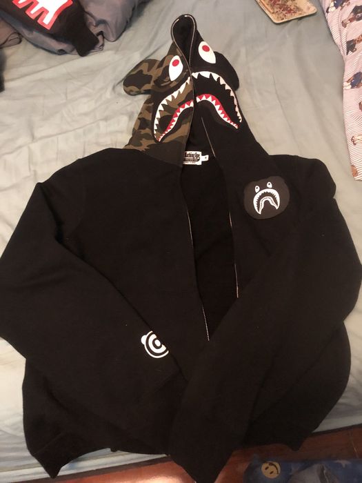 Bape Bape X Medicom Bearbrick Shark Face Hoodie Grailed