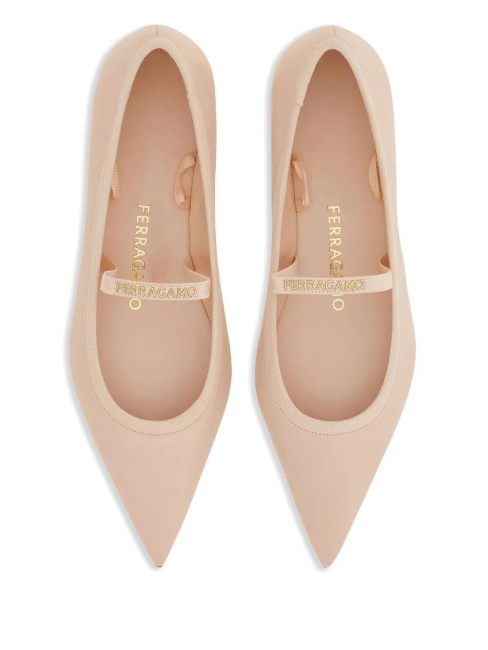 Salvatore Ferragamo CARICE BALLET FLAT WITH ANKLE RIBBON Size US 8 / IT 38 - 2 Thumbnail