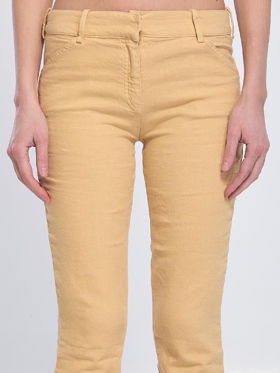 Balenciaga BALENCIAGA Women Straight Pants 8435 YELLOW Size 26" / US 2 / IT 38 - 4 Thumbnail