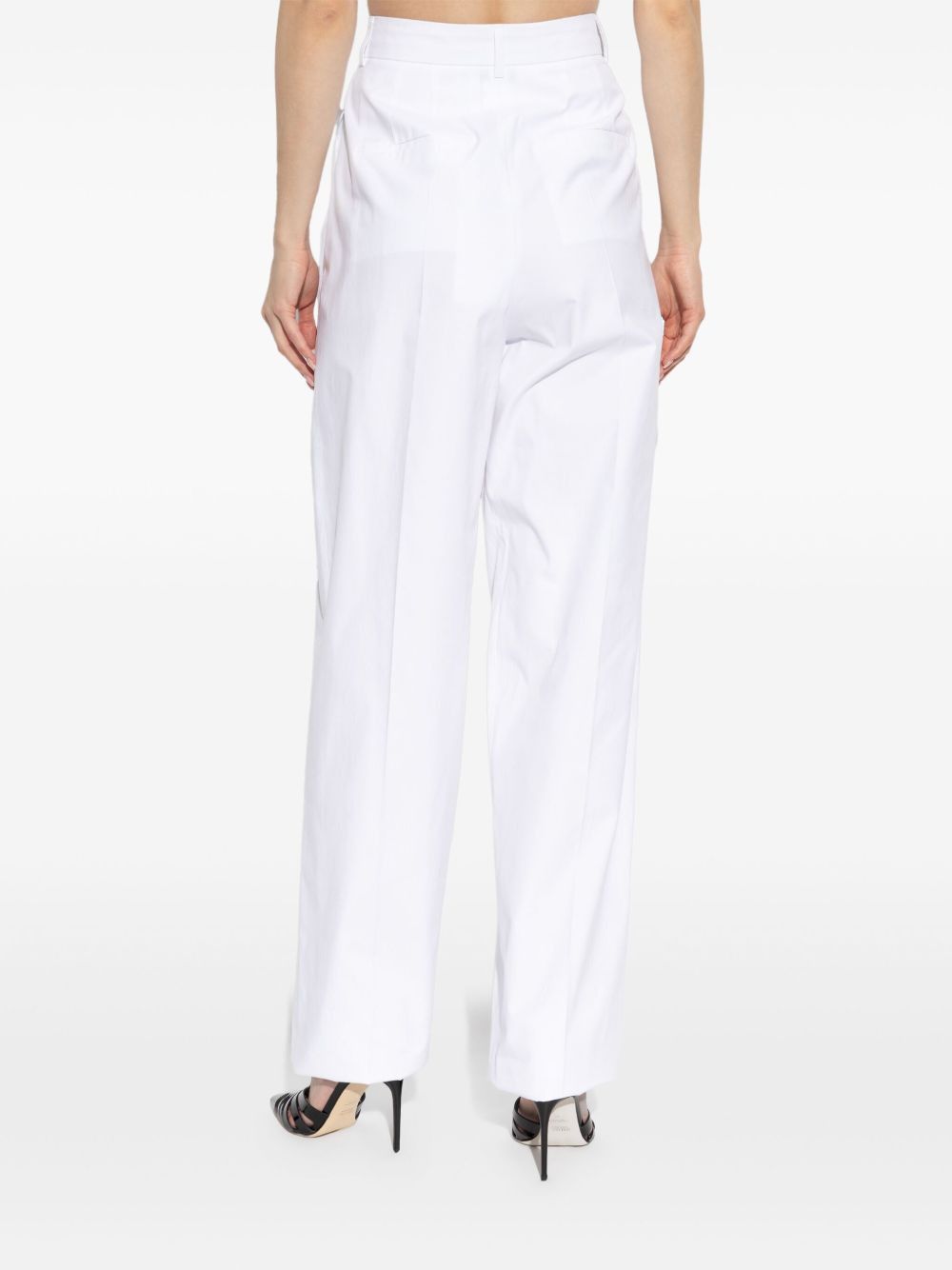 Sportmax COTTON TROUSERS Size 30" / US 8 / IT 44 - 3 Thumbnail