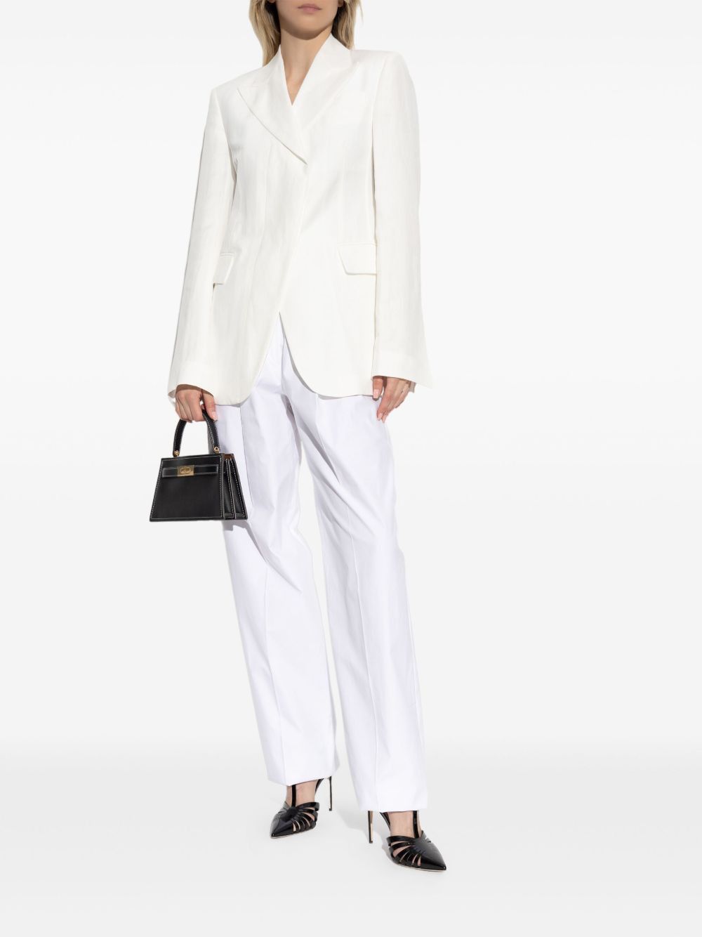 Sportmax COTTON TROUSERS Size 30" / US 8 / IT 44 - 2 Thumbnail