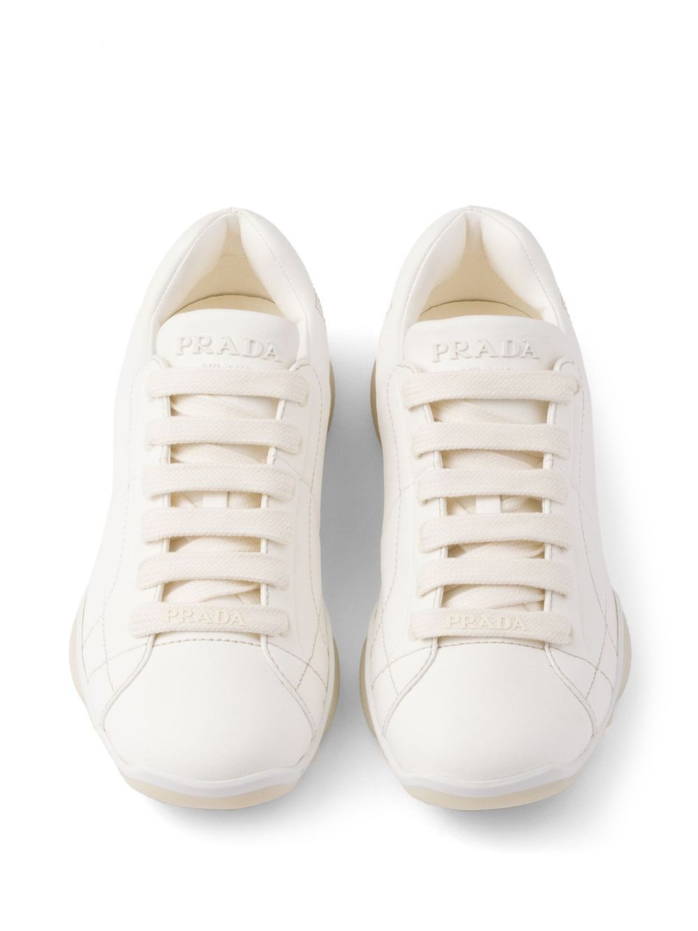 Prada LEATHER SNEAKERS Size US 10 / IT 40 - 2 Thumbnail