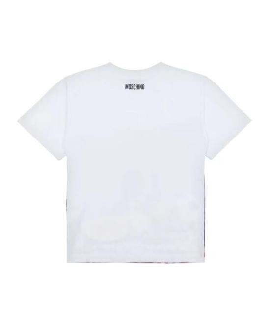 Moschino MOSCHINO Men T-Shirts 251ZZ07020241 1001 White Size US XL / EU 56 / 4 - 2 Thumbnail