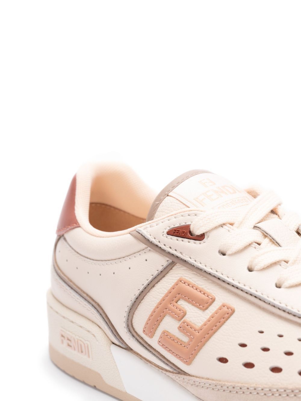 Fendi FENDI MATCH LEATHER SNEAKERS Size US 6 / IT 36 - 2 Thumbnail