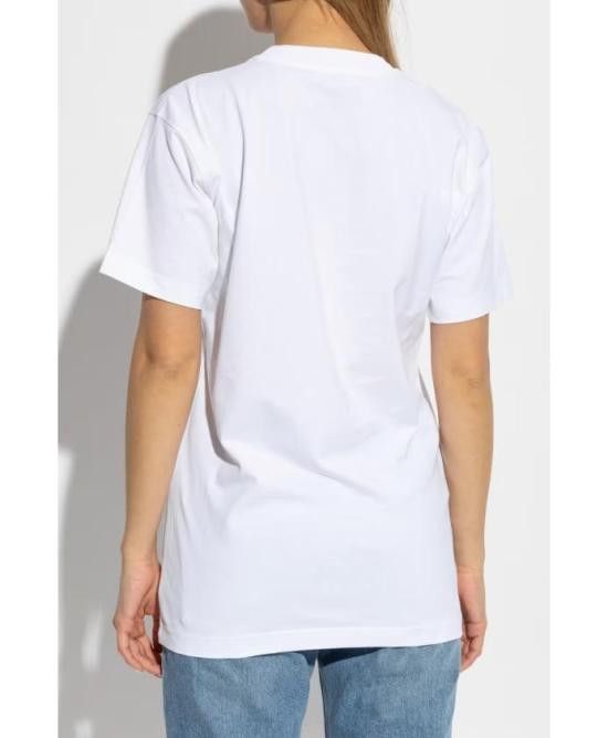 Moschino MOSCHINO Men T-Shirts 251ZZ07230241 1001 White Size US XL / EU 56 / 4 - 2 Thumbnail