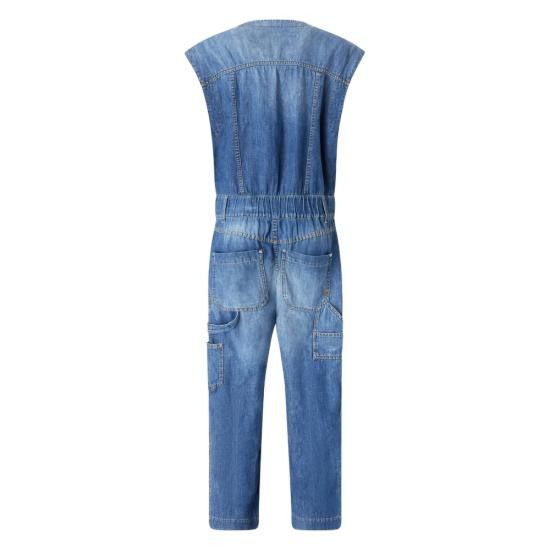 Pinko PINKO Women Jumpsuits 104824 A2GQ PJD BLUE Size 27" / US 4 / IT 40 - 2 Thumbnail