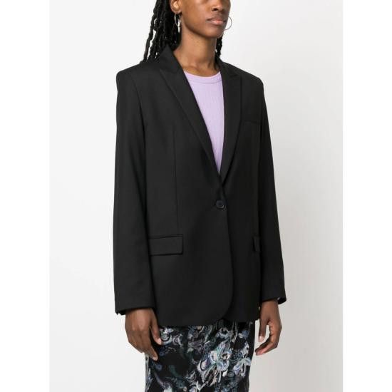 Iro IRO Women Suit Jackets ALLAN WF07 BLA01 BLACK Size M / US 6-8 / IT 42-44 - 5 Thumbnail