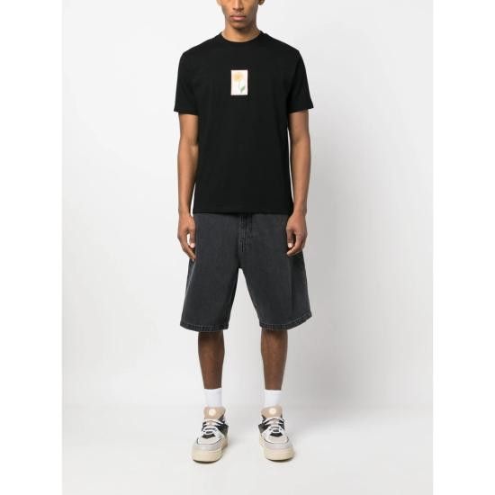 Carhartt CARHARTT Men Shorts I030469 8906 BLACK Size US 31 - 2 Thumbnail