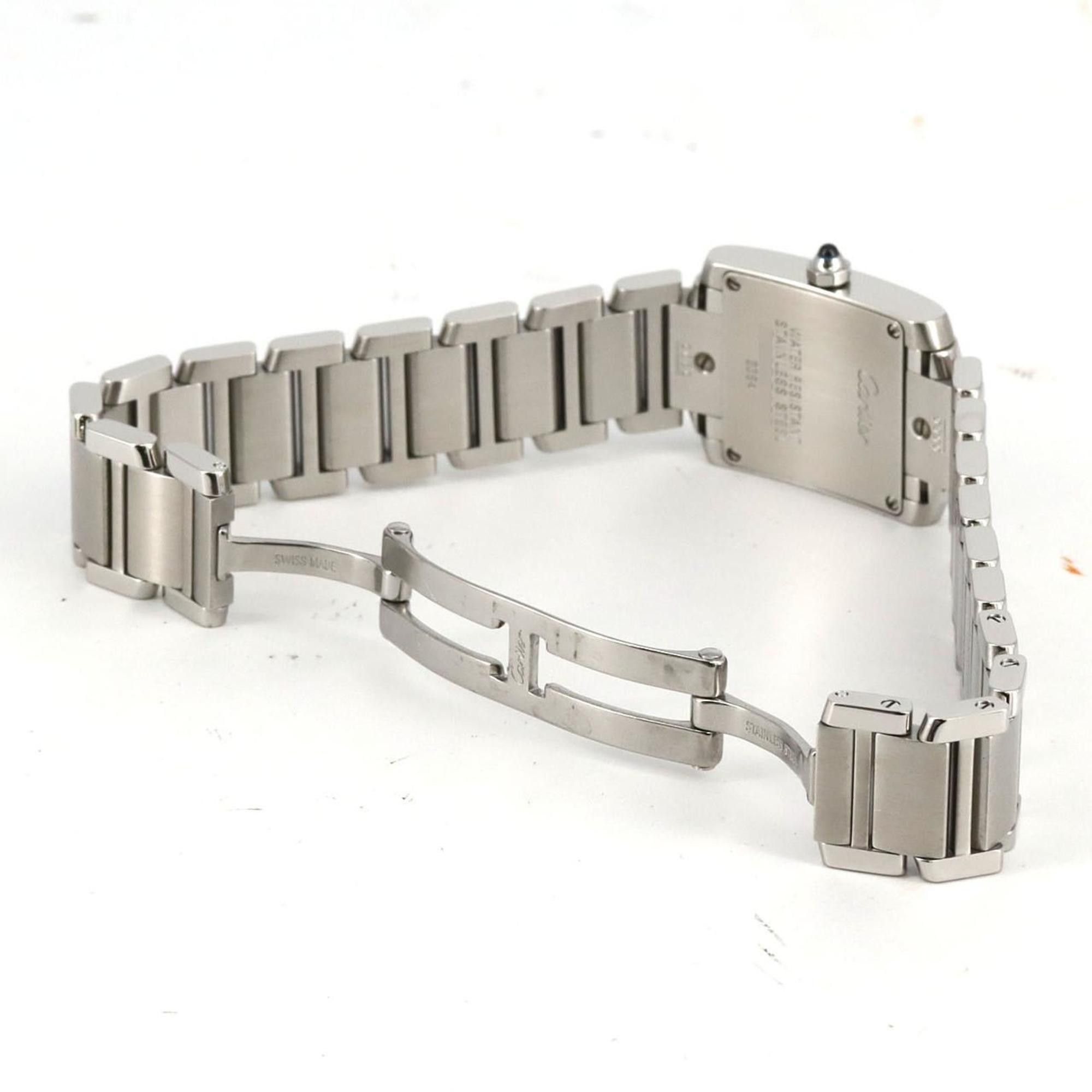 Cartier Cartier Tank Francaise SM W51008Q3 SS Wristwatch Quartz Size ONE SIZE - 7 Thumbnail