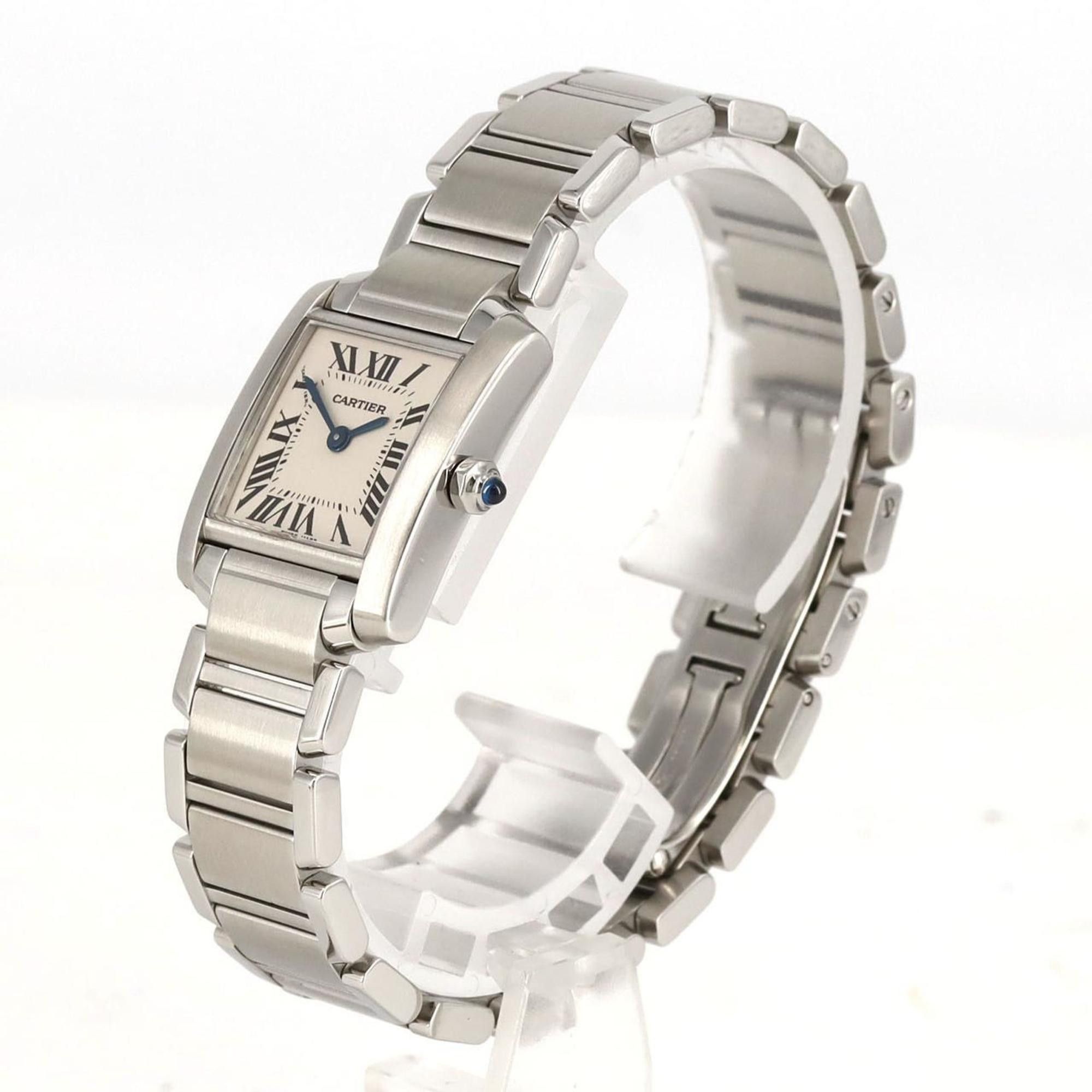 Cartier Cartier Tank Francaise SM W51008Q3 SS Wristwatch Quartz Size ONE SIZE - 2 Thumbnail