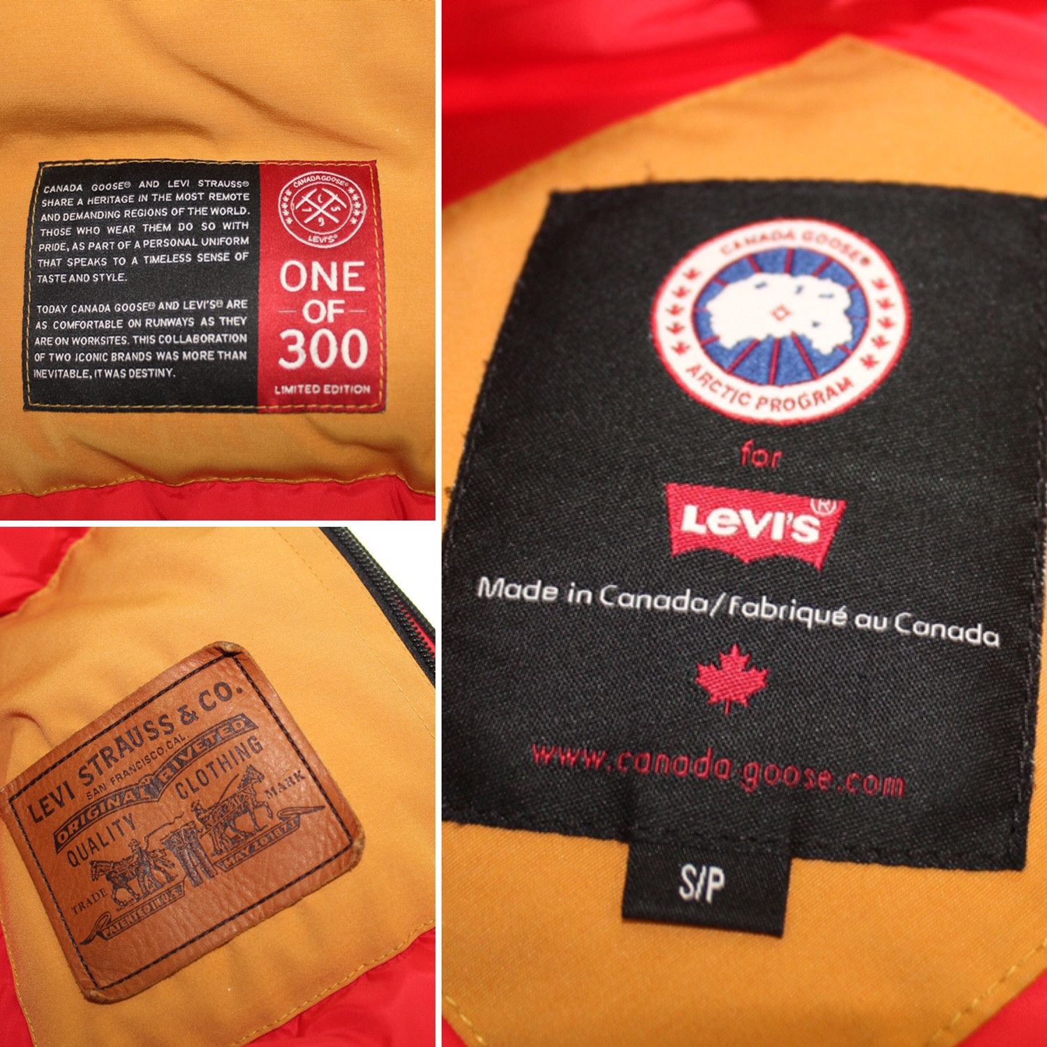 Levis canada goose best sale
