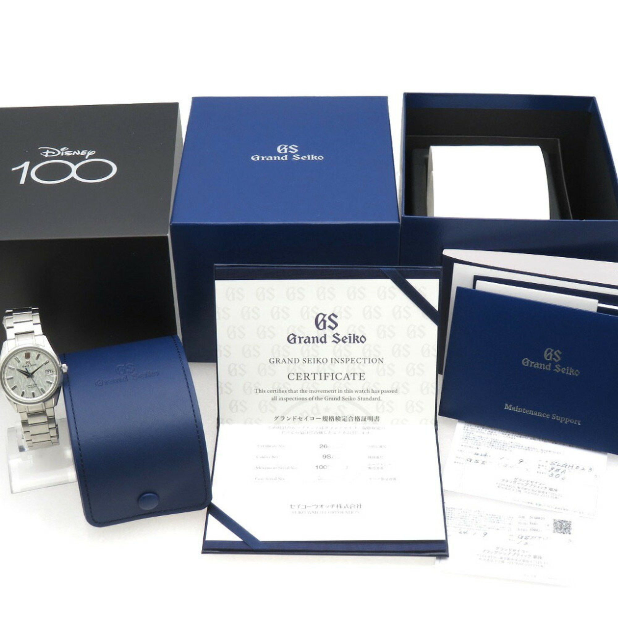Other Grand Seiko Disney 100 Limited Edition SLGH023 / 9SA5-00C0 Birch Automatic Watch Silver Dial 1439SEIKO Men's Size ONE SIZE - 3 Thumbnail