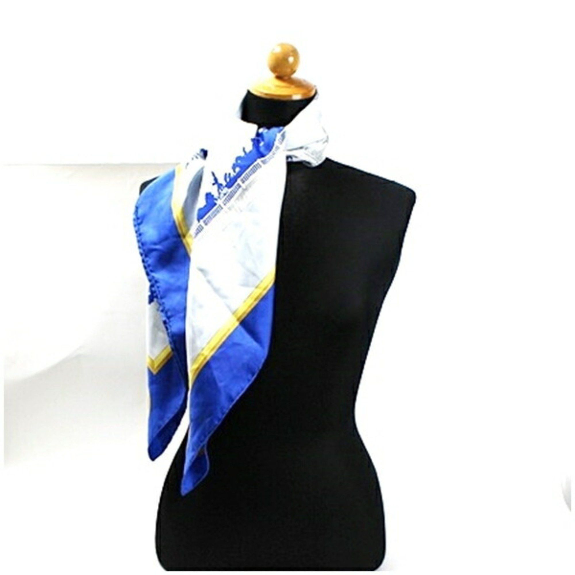 Hermes Hermes Silk Scarf Muffler Carre 90 LES PONTS DE PARIS Bridges of Paris HERMES Women's Size ONE SIZE - 4 Thumbnail