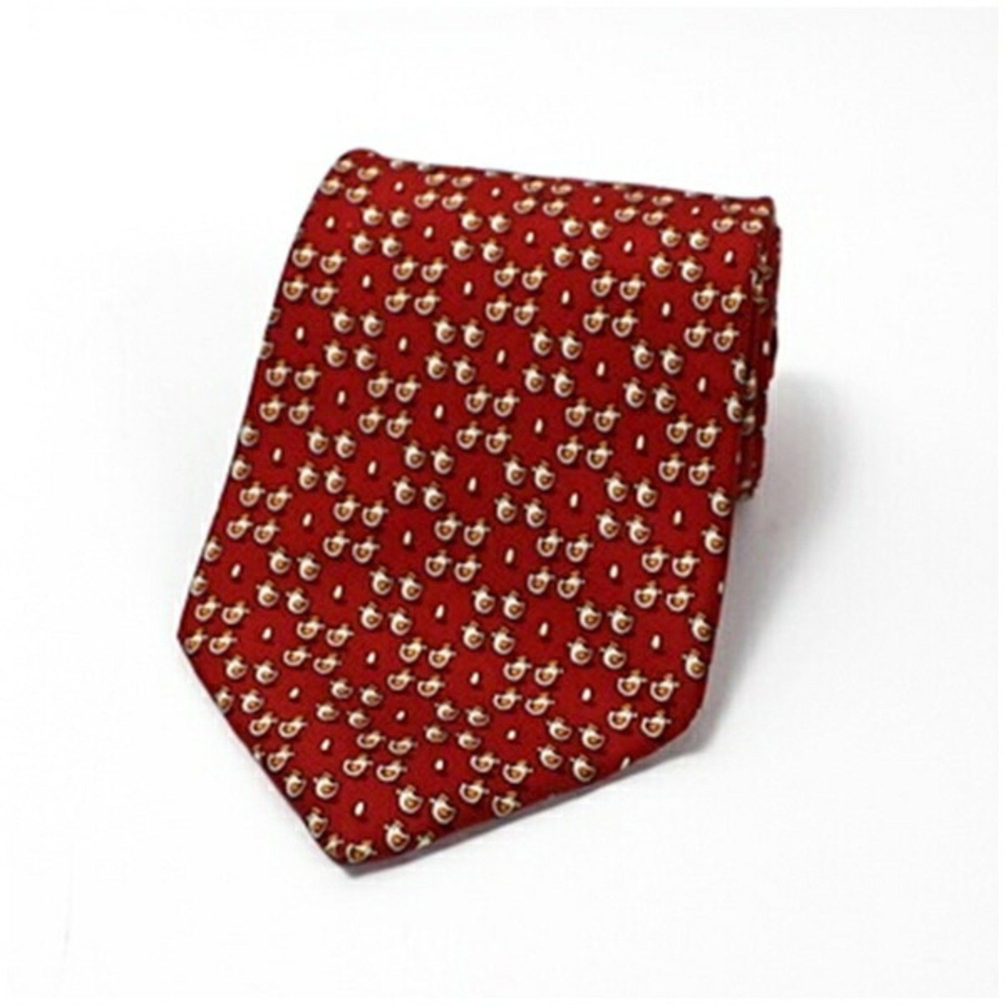 Salvatore Ferragamo Salvatore Ferragamo Silk Tie Men's Size ONE SIZE - 3 Thumbnail