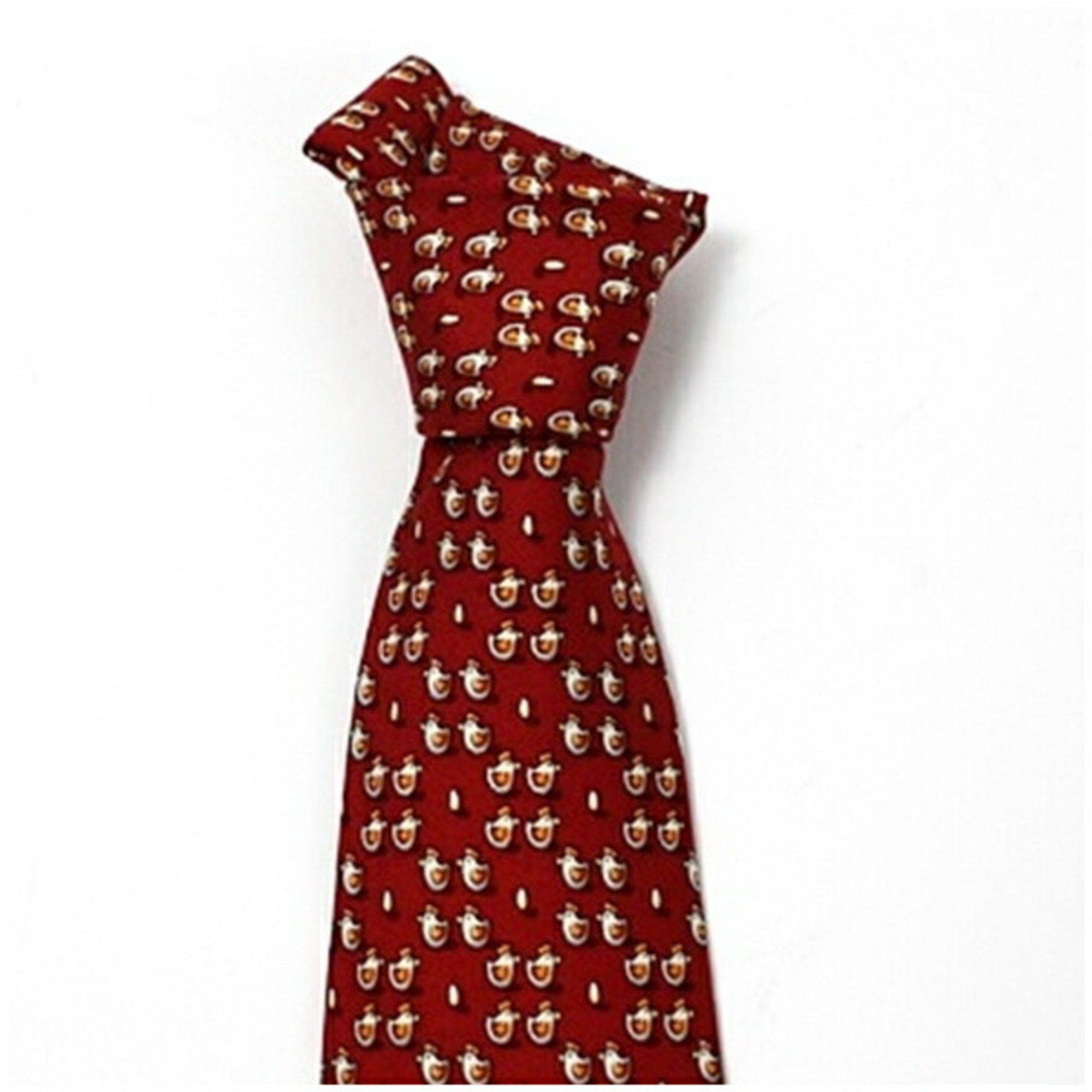 Salvatore Ferragamo Salvatore Ferragamo Silk Tie Men's Size ONE SIZE - 7 Thumbnail