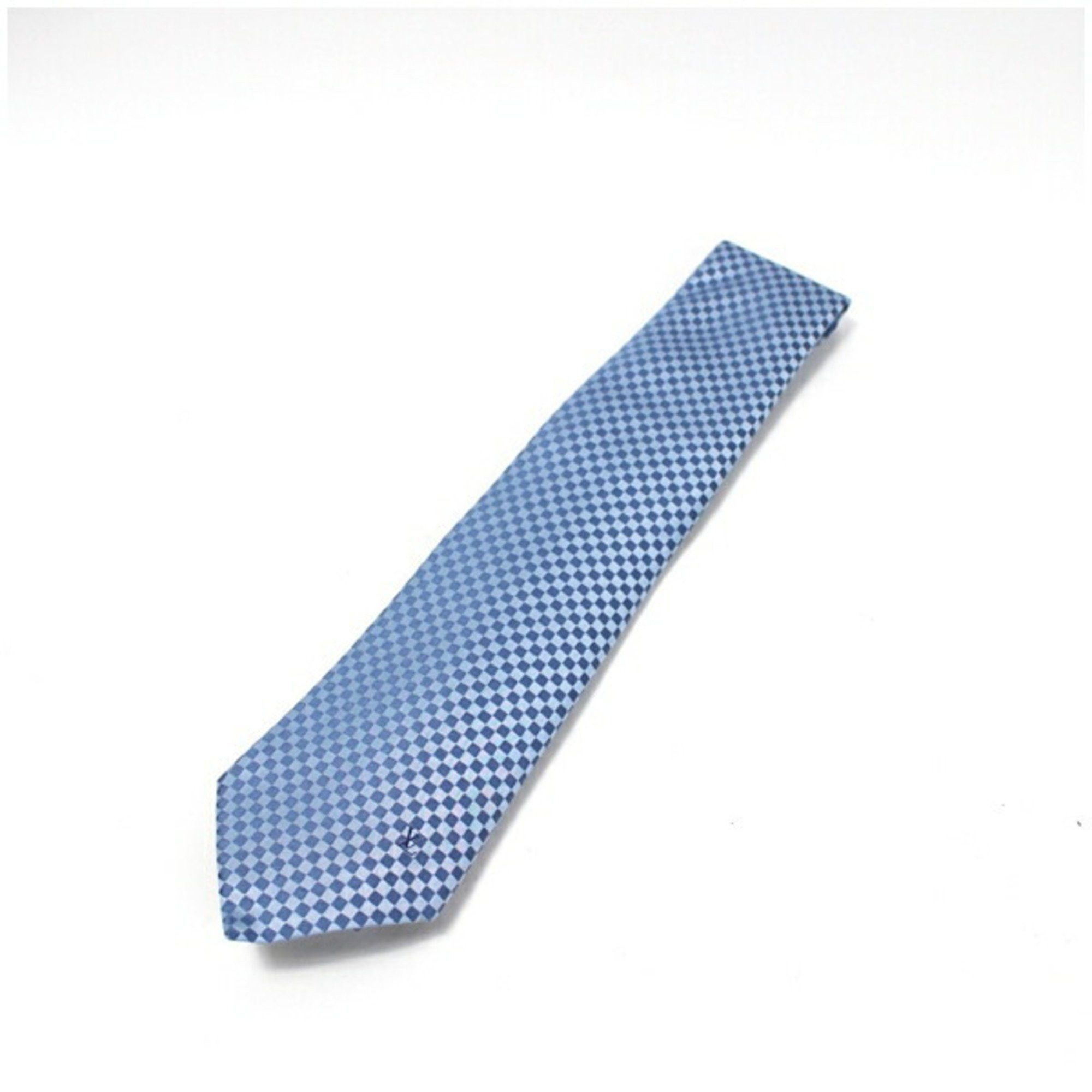 Louis Vuitton Louis Vuitton Silk Tie Damier Pattern M74321 LOUIS VUITTON Men's Size ONE SIZE - 8 Thumbnail