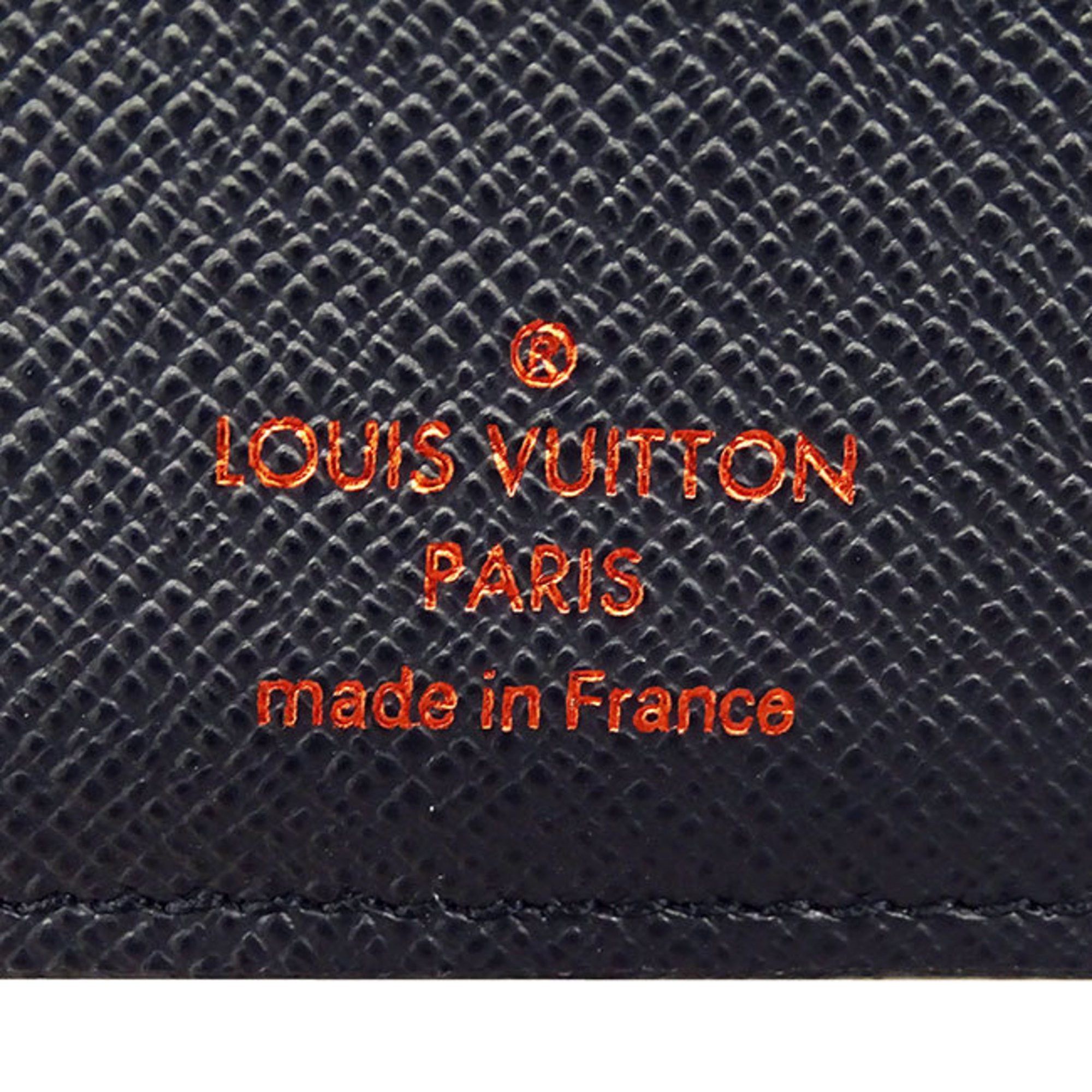 Louis Vuitton Louis Vuitton Wallet Men's Bi-fold Ink Upside Down Monogram Canvas Portefeuille Multiple Navy M62891 Size ONE SIZE - 7 Thumbnail