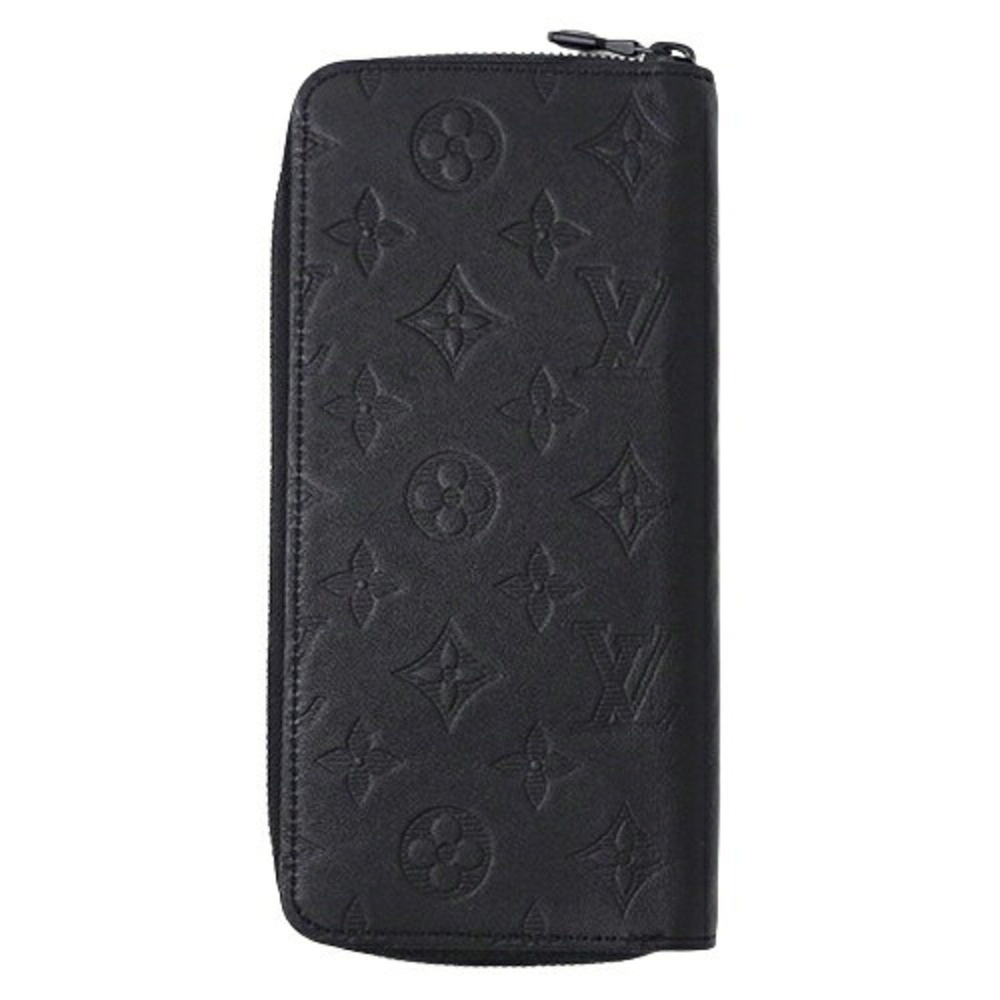 Louis Vuitton Louis Vuitton Wallet Monogram Shadow Men's Long Zippy Vertical Noir M62902 Black Round Size ONE SIZE - 3 Thumbnail