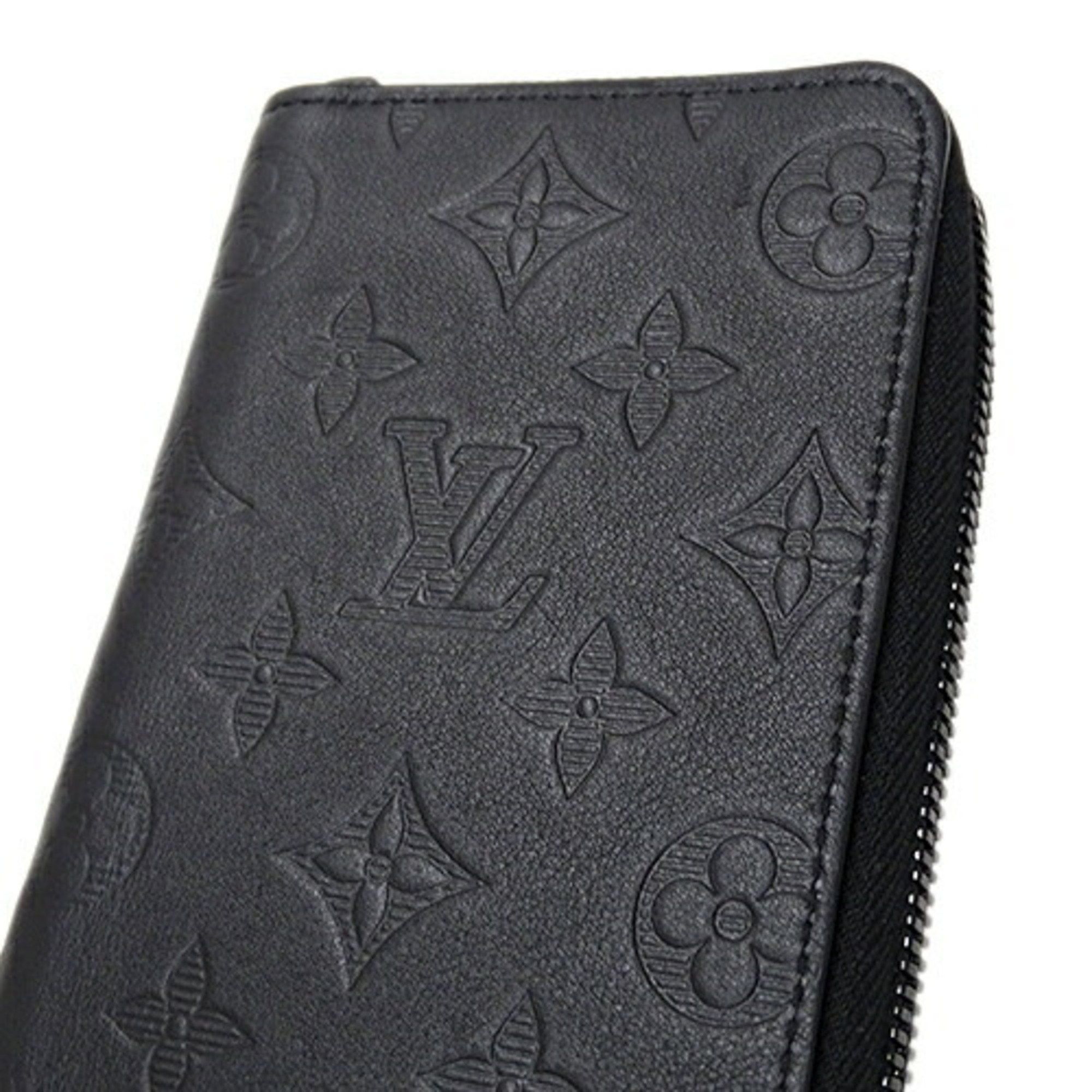 Louis Vuitton Louis Vuitton Wallet Monogram Shadow Men's Long Zippy Vertical Noir M62902 Black Round Size ONE SIZE - 9 Thumbnail