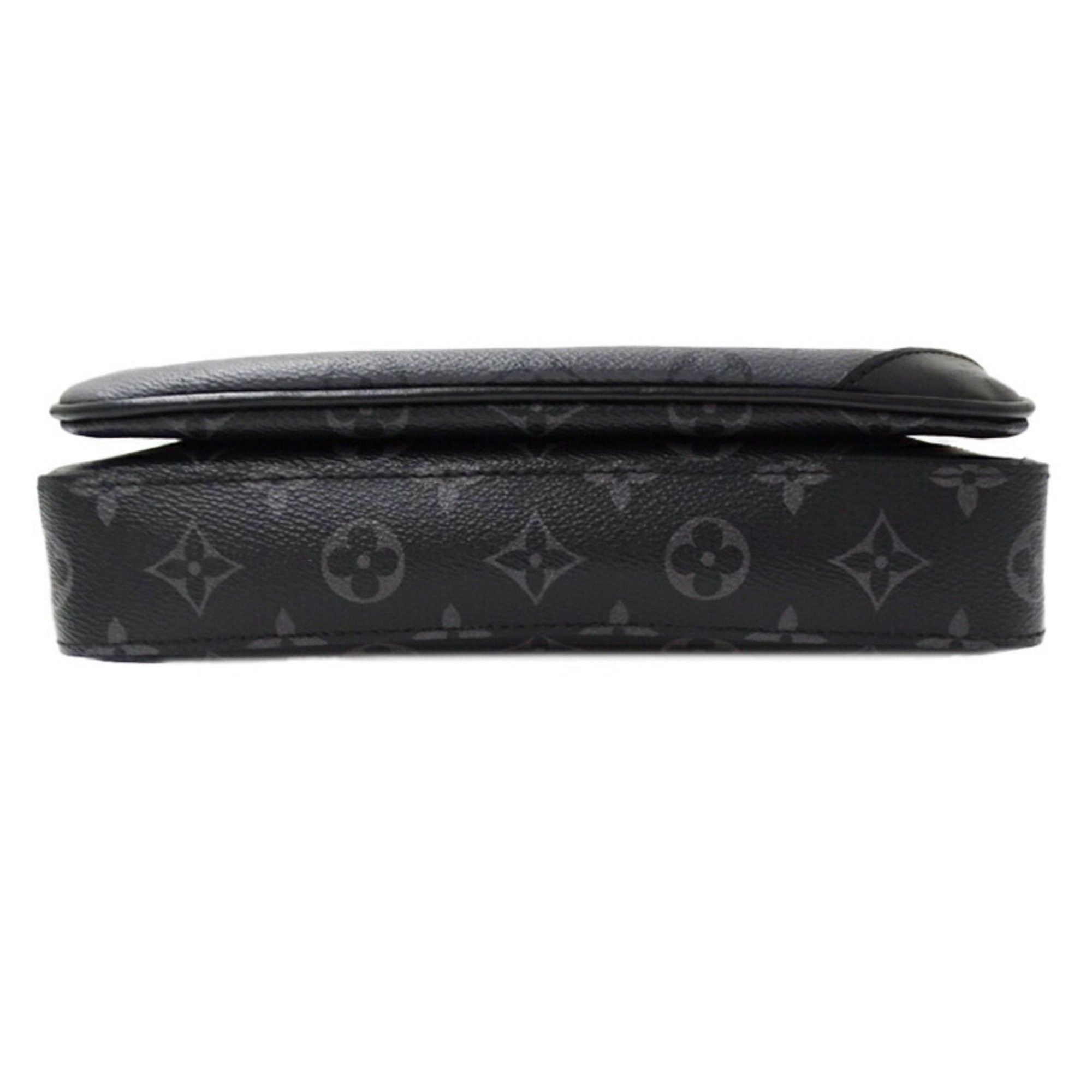 Louis Vuitton Louis Vuitton Bag Men's Shoulder Monogram Eclipse Trio Black Gray M69443 Size ONE SIZE - 4 Thumbnail