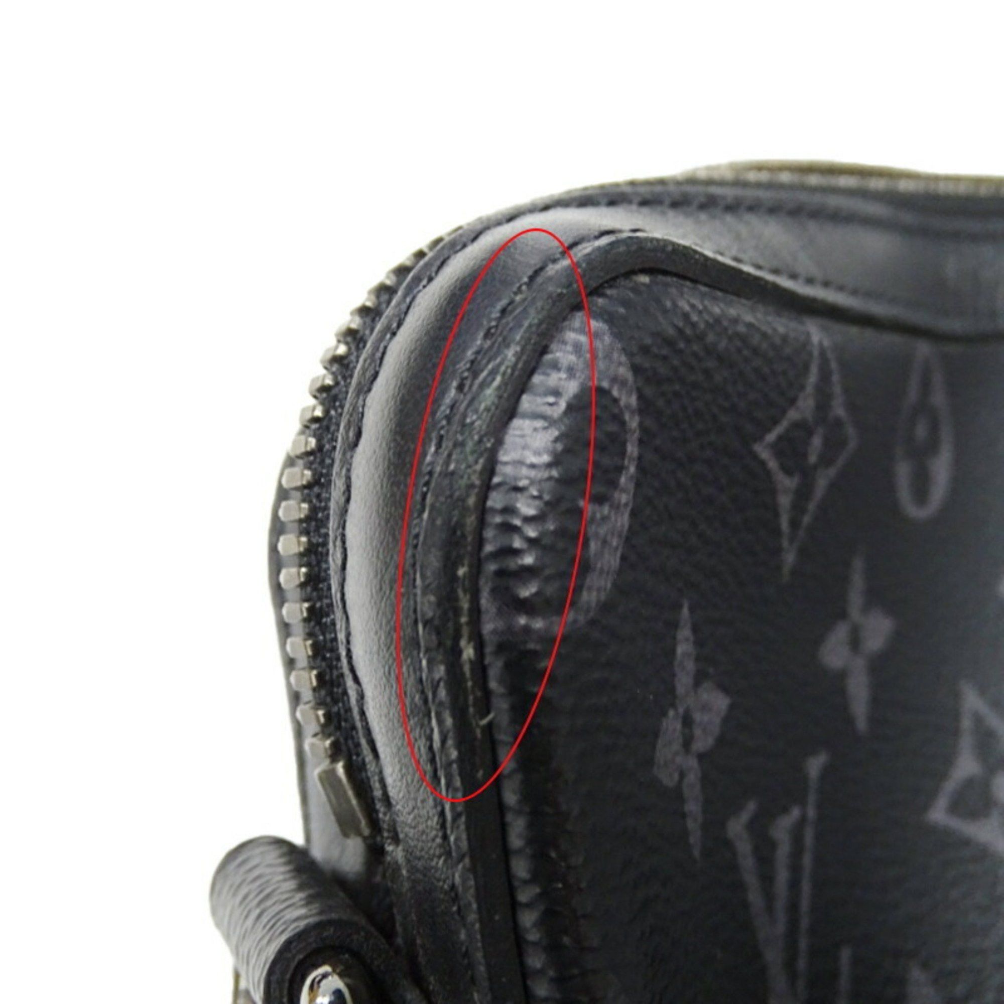 Louis Vuitton Louis Vuitton Bag Men's Shoulder Monogram Eclipse Trio Black Gray M69443 Size ONE SIZE - 10 Thumbnail