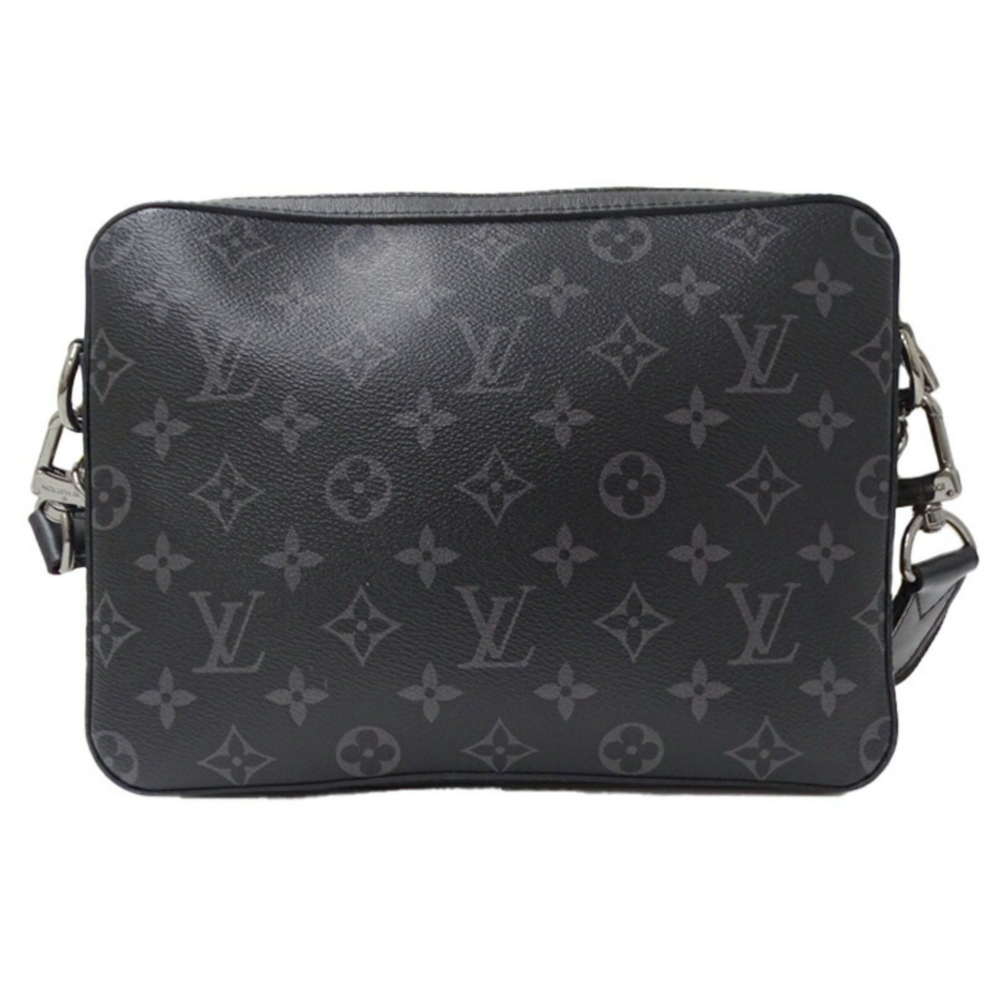 Louis Vuitton Louis Vuitton Bag Men's Shoulder Monogram Eclipse Trio Black Gray M69443 Size ONE SIZE - 3 Thumbnail