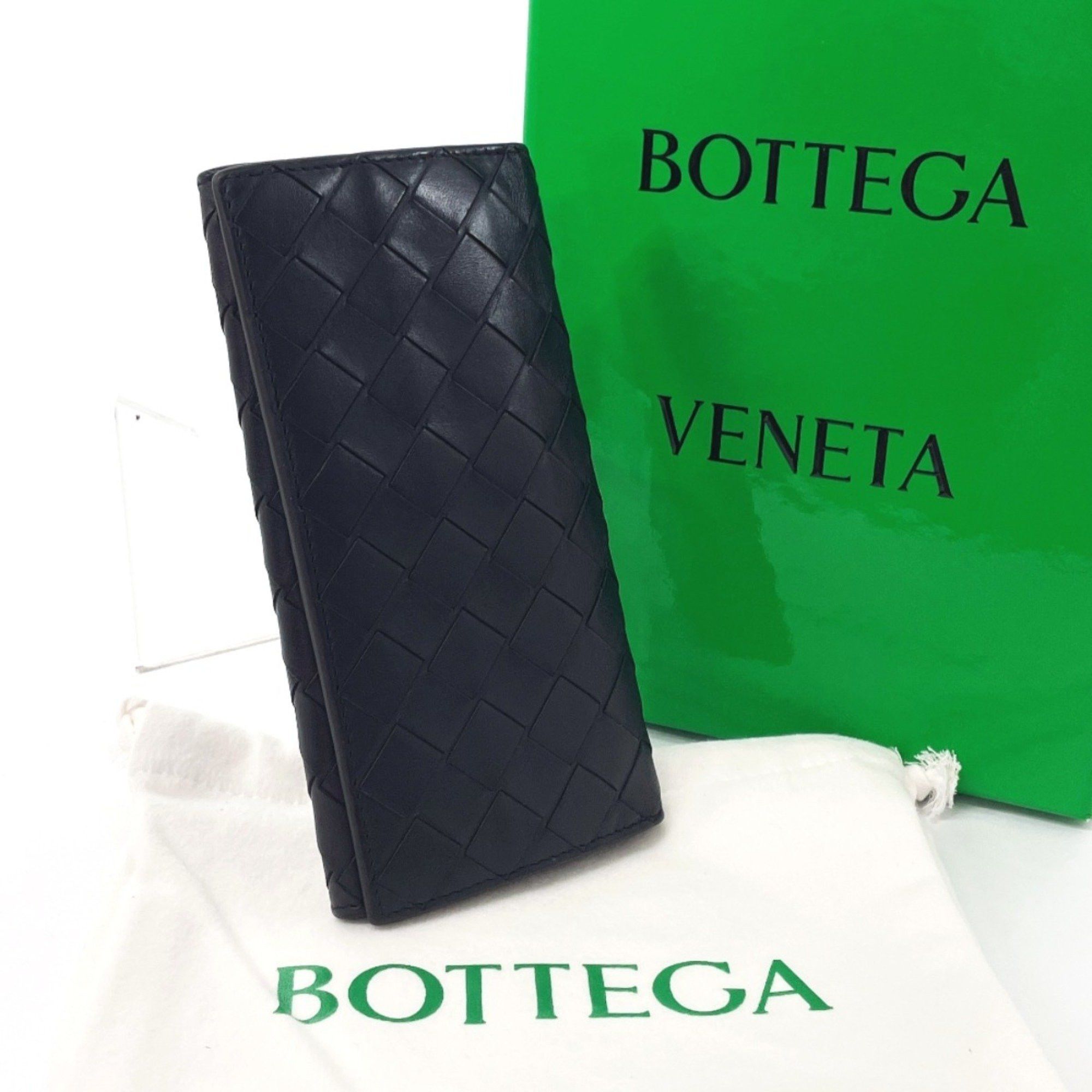 Bottega Veneta BOTTEGAVENETA Bottega Veneta Intrecciato Wallet Leather Black Men's Size ONE SIZE - 2 Thumbnail