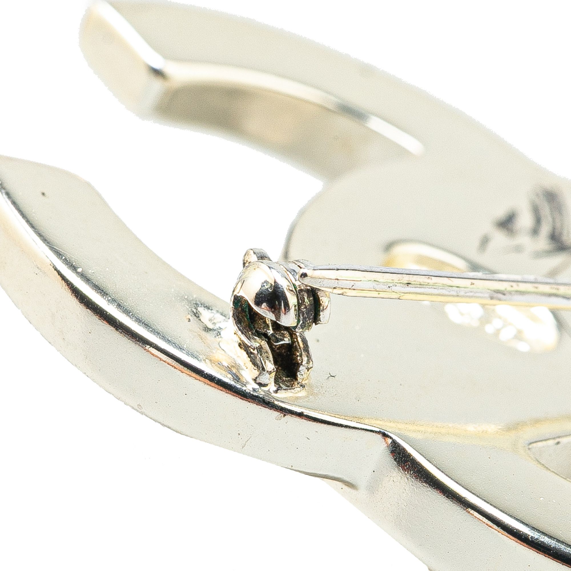 Chanel Chanel Silver CC Turn-Lock Brooch Size ONE SIZE - 4 Thumbnail