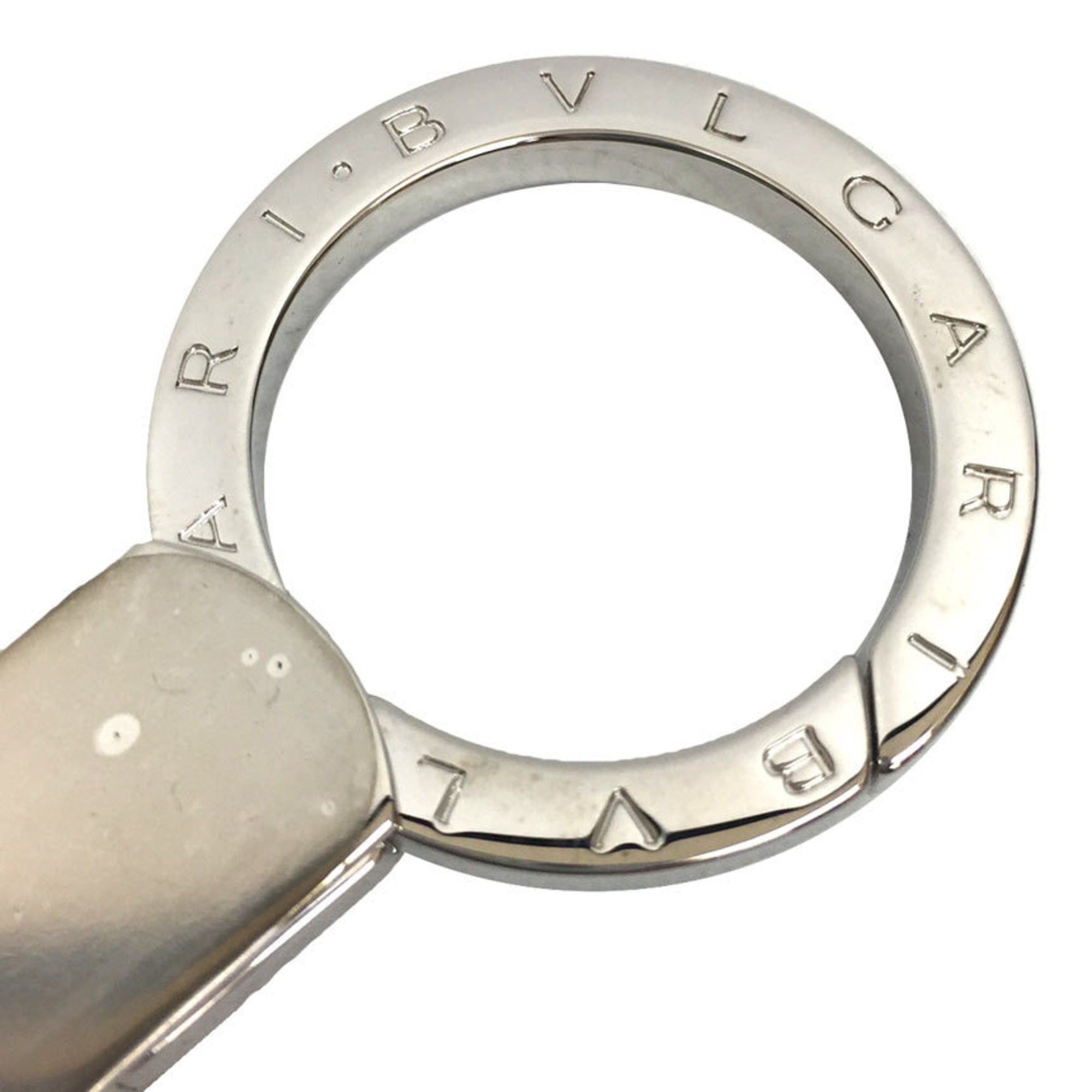 Bvlgari BVLGARI Bulgari Key Ring Man/BB MAN Holder 288596 Silver x Black Cobalt Tulum Size ONE SIZE - 2 Thumbnail
