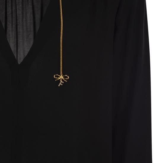 Elisabetta Franchi ELISABETTA FRANCHI Women Shirts CA08051E2 BLACK Size L / US 10 / IT 46 - 4 Thumbnail