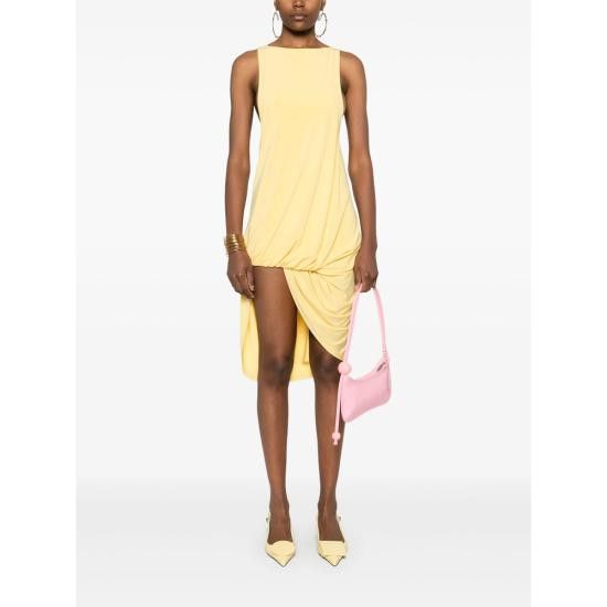 Jacquemus JACQUEMUS Women Dresses 251DR242 2381 250 YELLOW Size M / US 6-8 / IT 42-44 - 3 Thumbnail