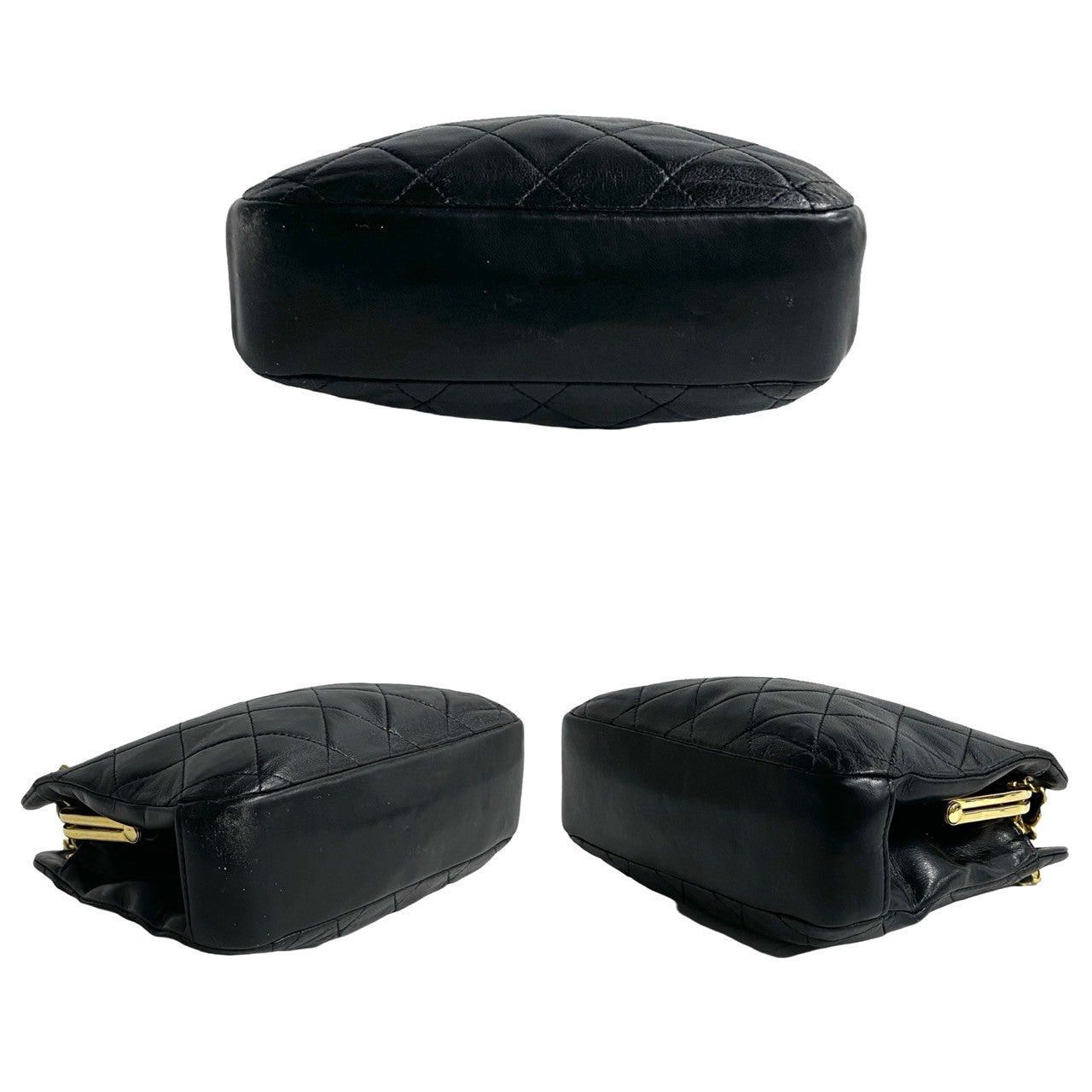 Chanel Chanel Shoulder Bag Black Leather Size ONE SIZE - 6 Thumbnail