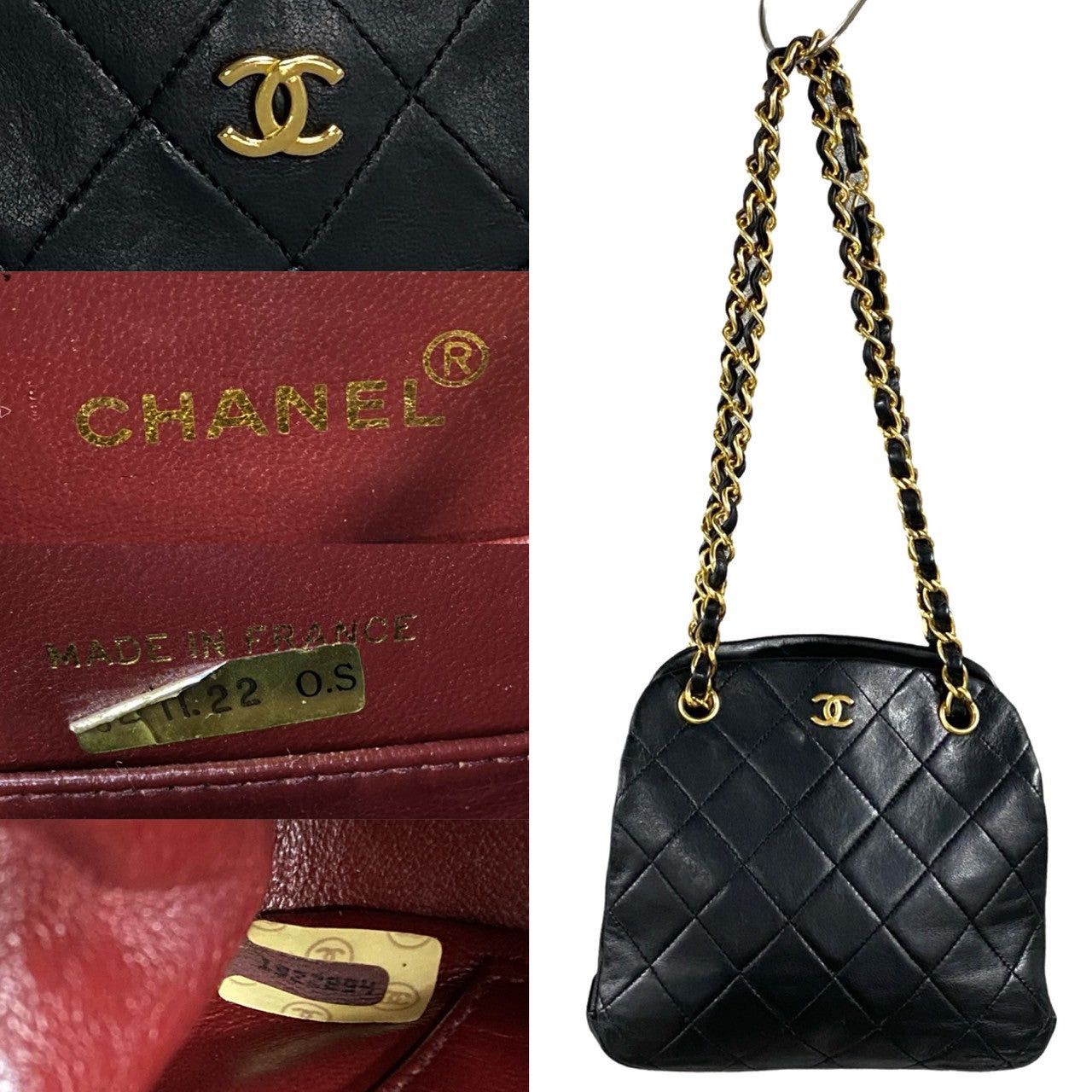 Chanel Chanel Shoulder Bag Black Leather Size ONE SIZE - 3 Thumbnail
