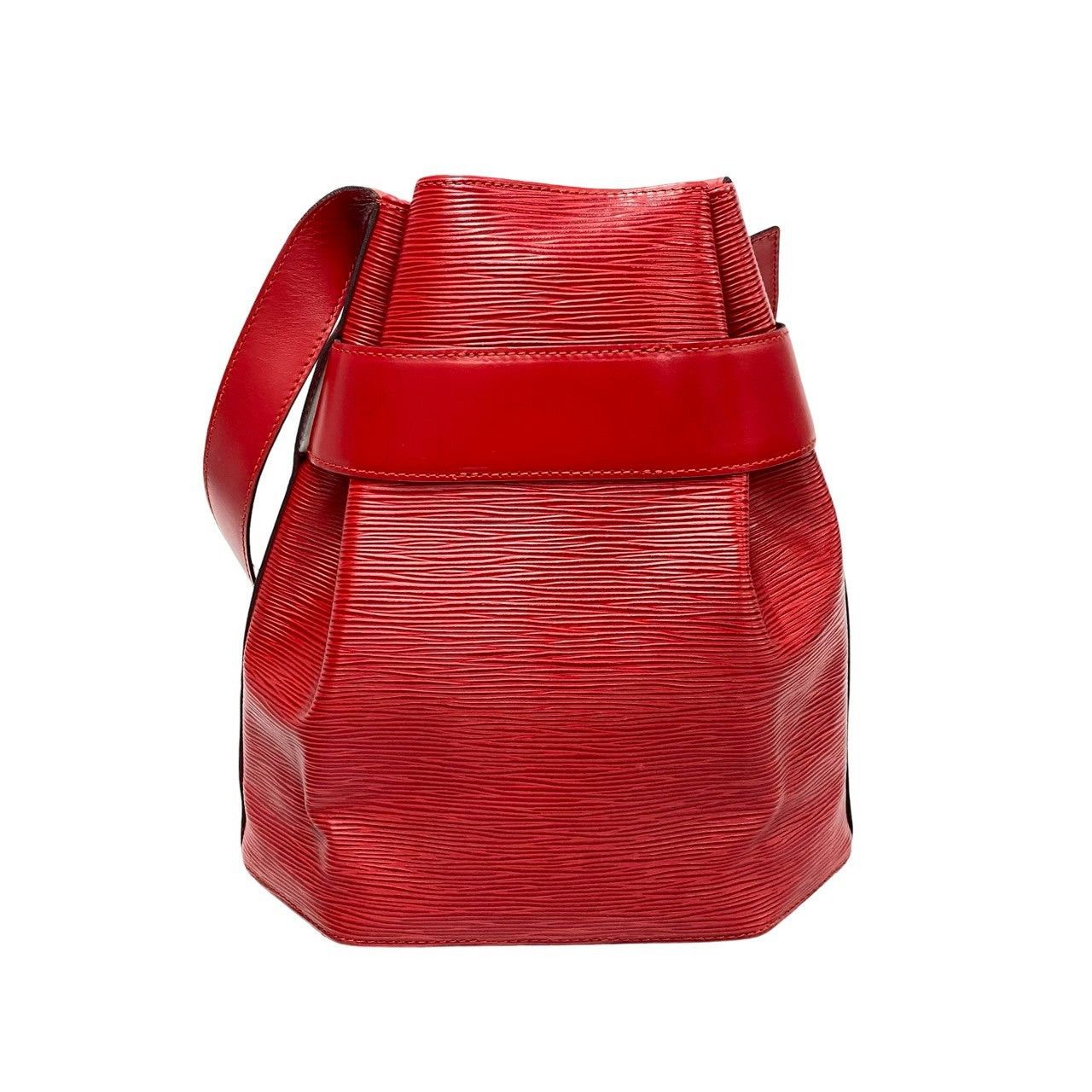 Louis Vuitton Louis Vuitton Shoulder Bag Red Leather Size ONE SIZE - 4 Thumbnail