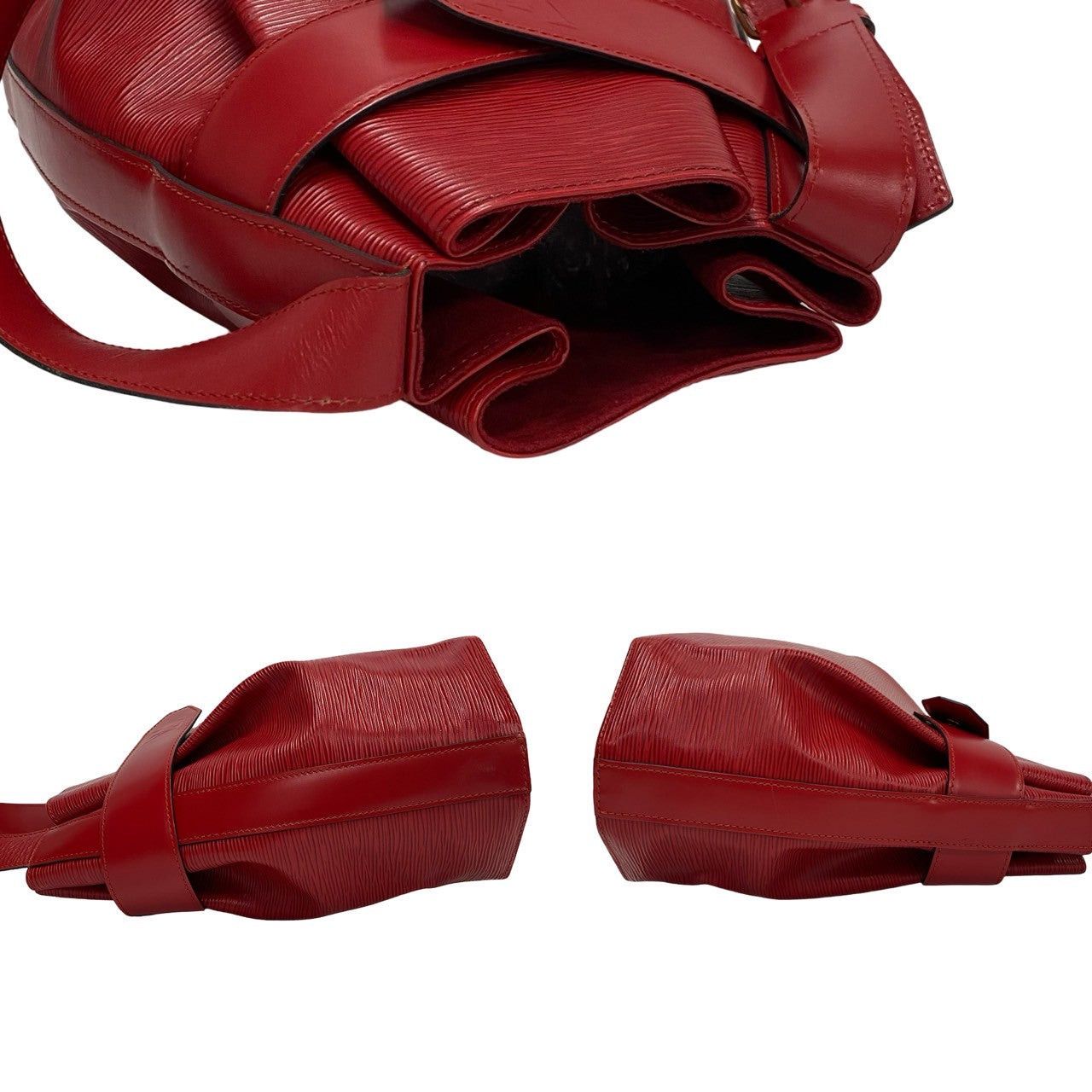 Louis Vuitton Louis Vuitton Shoulder Bag Red Leather Size ONE SIZE - 5 Thumbnail