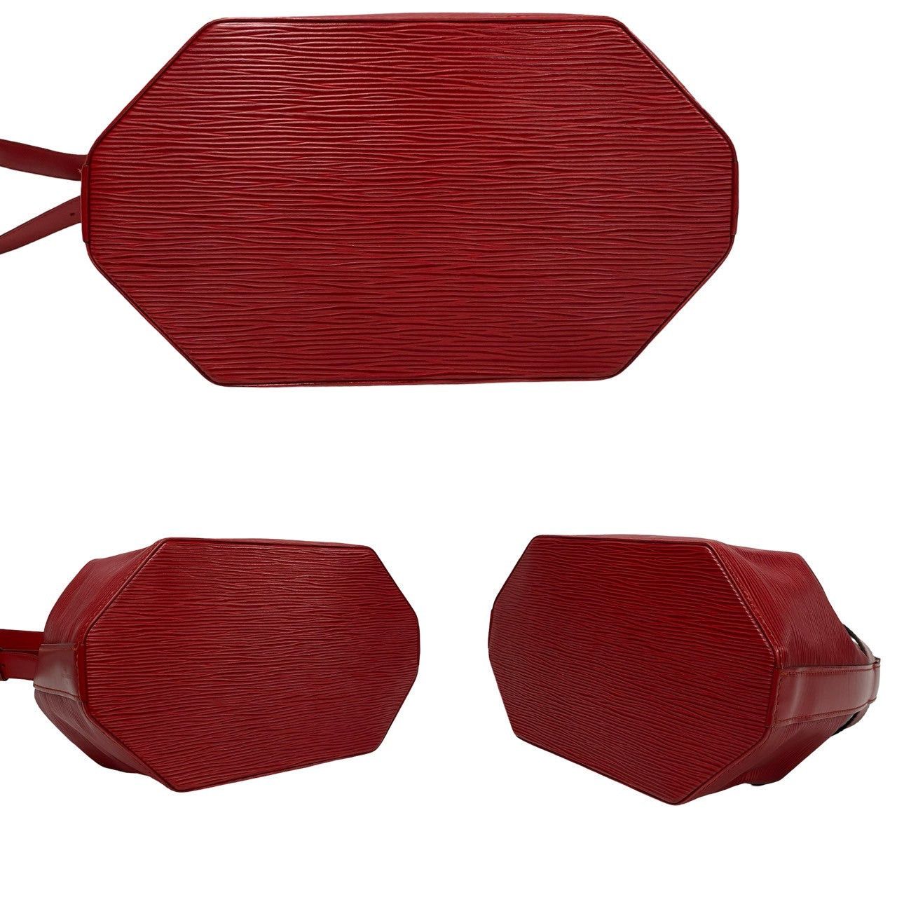 Louis Vuitton Louis Vuitton Shoulder Bag Red Leather Size ONE SIZE - 6 Thumbnail