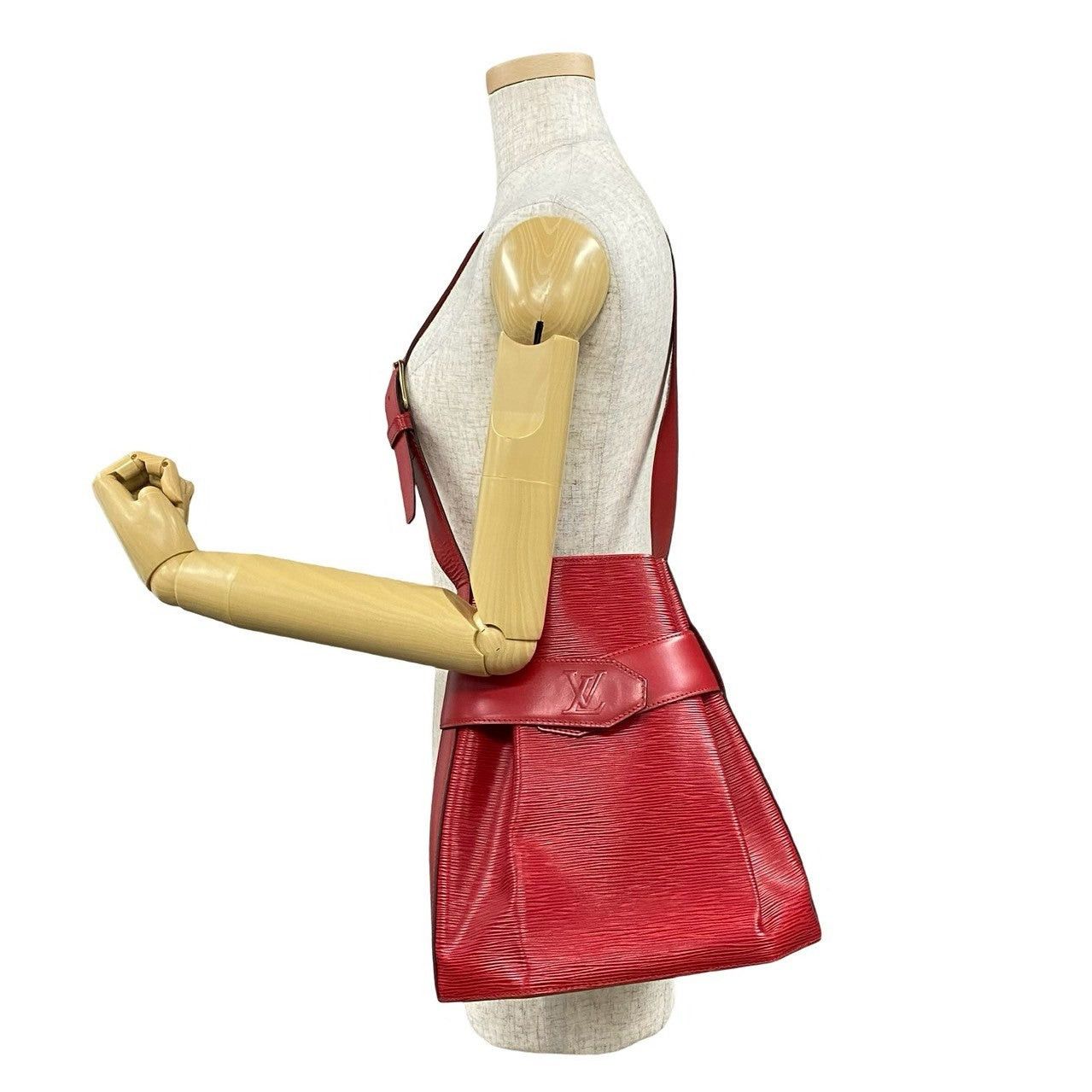 Louis Vuitton Louis Vuitton Shoulder Bag Red Leather Size ONE SIZE - 2 Thumbnail