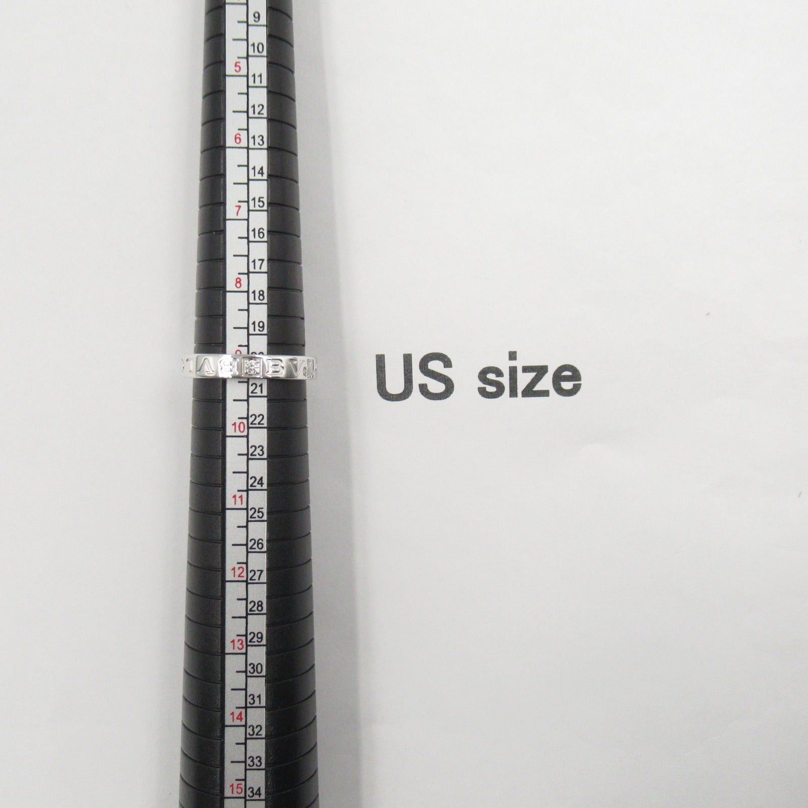 Bvlgari Bvlgari B Zero One Ring 1Pd K18Wg (White Gold) Diamond Clear Size ONE SIZE - 6 Thumbnail