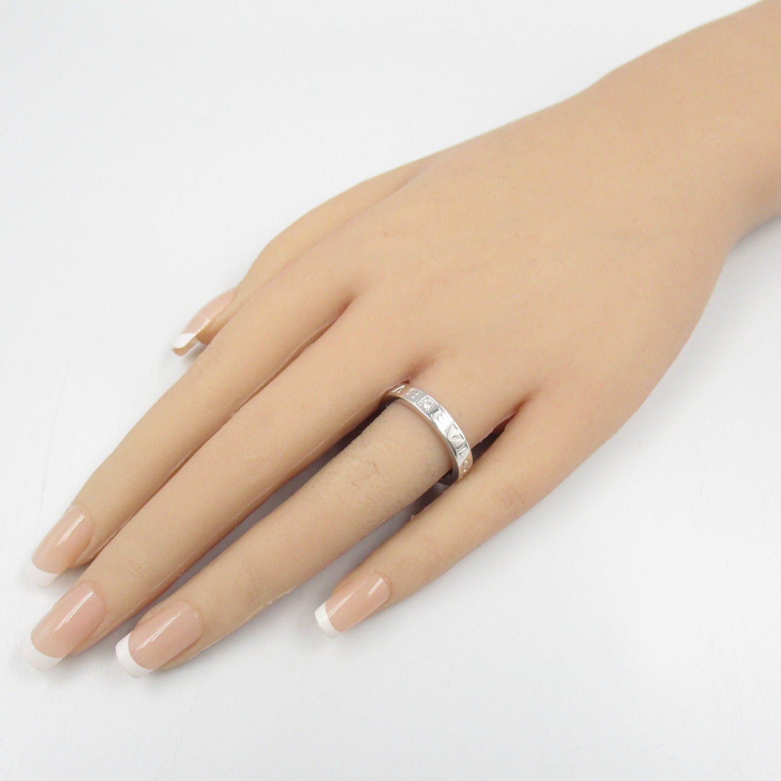 Bvlgari Bvlgari B Zero One Ring 1Pd K18Wg (White Gold) Diamond Clear Size ONE SIZE - 8 Thumbnail
