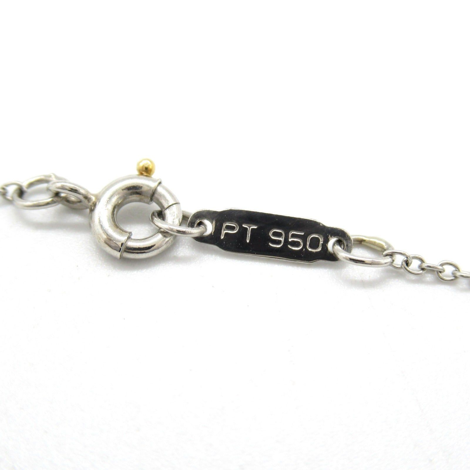 Tiffany & Co. Tiffany Co Dots Cross Necklace Diamond Pt950 Platinum Clear Size ONE SIZE - 4 Thumbnail